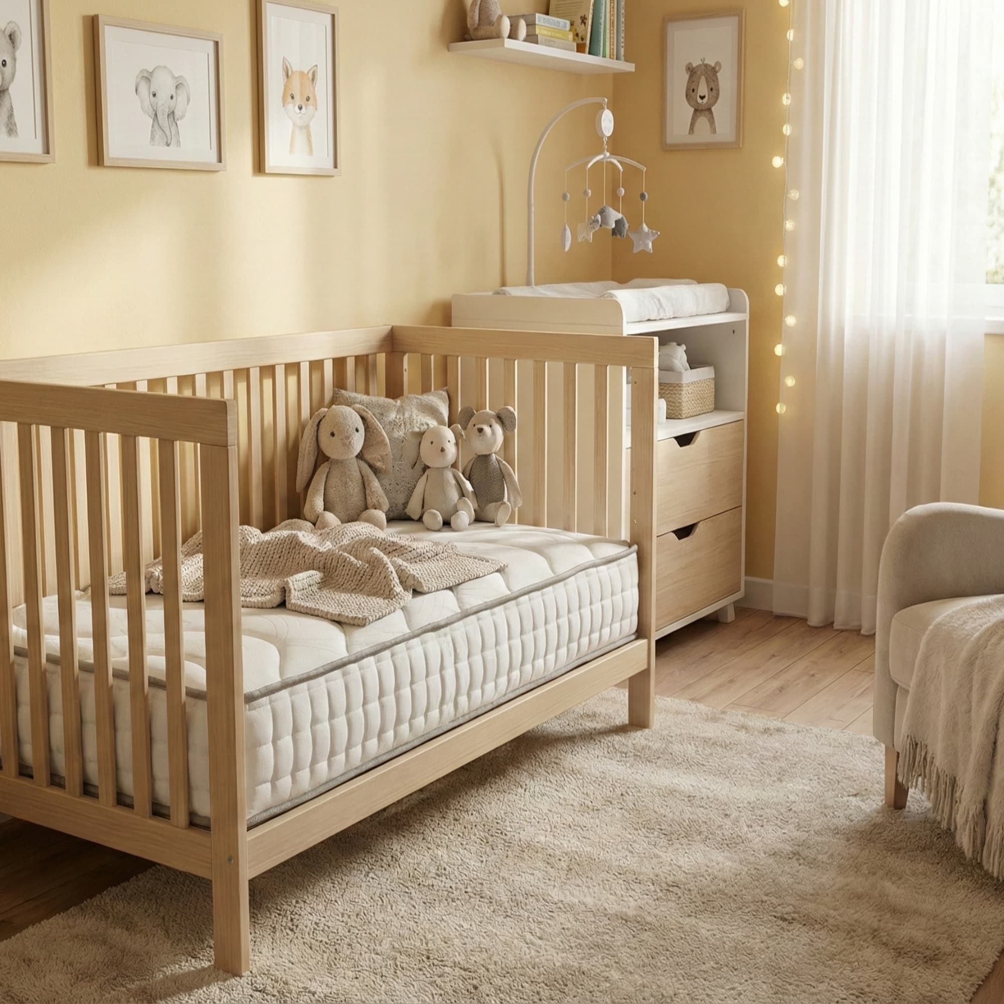 Materasso Neonato 15 cm in Memory HD Sfoderabile - Niviababy Kira